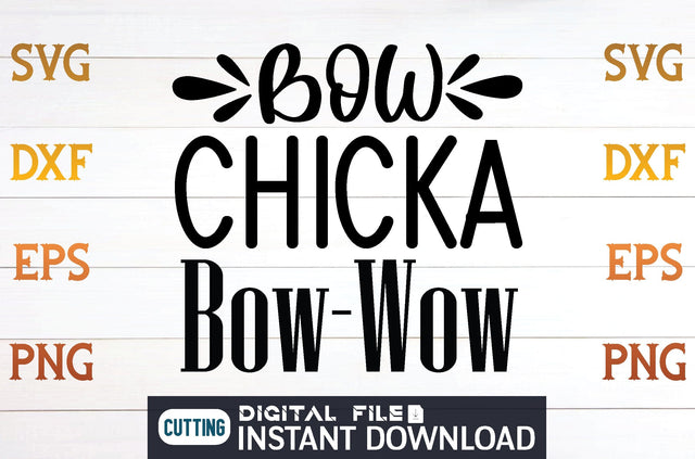 Bow Chicka Bow-Wow svg SVG designer krishna 
