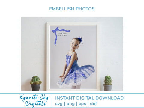 Bow Corner Borders SVG Bundle cute ribbon corner frames with bows SVG Kyanite Sky Digitals 