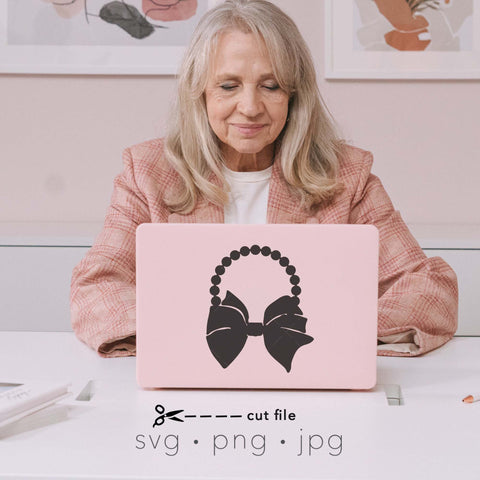Bow svg, Bow tie svg, cheer bow svg, hair bow svg, bow png, svg for Silhouette, Cricut design, Laser cut file, coquette png, hand drawn bow SVG Kimberly Thomas Design 