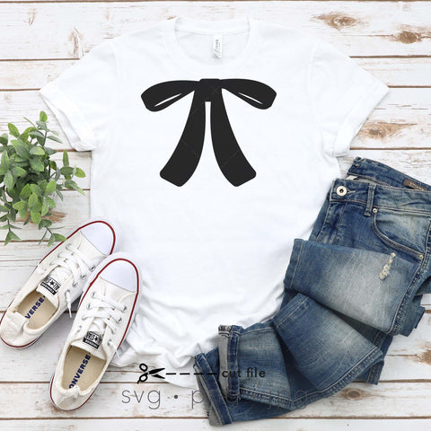 Bow svg, Bow tie svg, cheer bow svg, hair bow svg, bow png, svg for Silhouette, Cricut design, Laser cut file, coquette png, hand drawn bow SVG Kimberly Thomas Design 