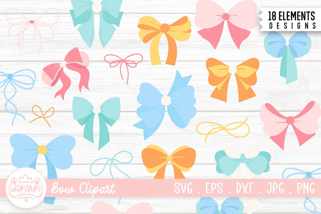 Bow SVG Bundle | Coquette Bow Clipart SVG dapiyupi store 