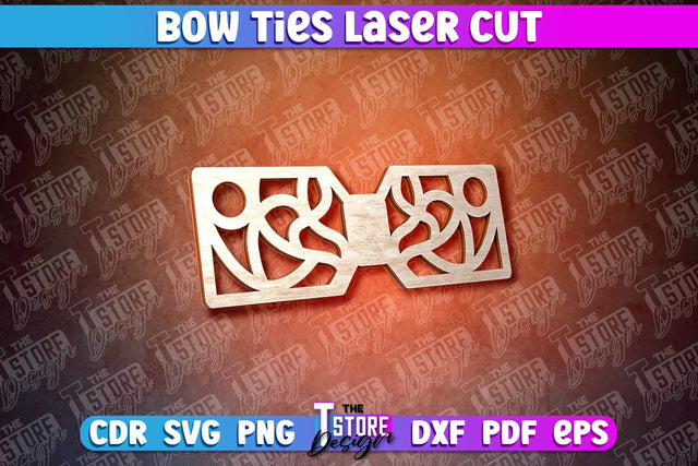 Bow Ties Laser Cut | Laser Cut Design | CNC files SVG The T Store Design 