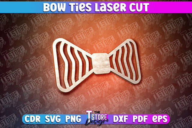 Bow Ties Laser Cut | Laser Cut Design | CNC files SVG The T Store Design 