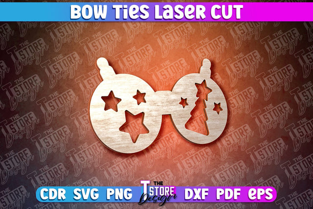 Bow Ties Laser Cut | Laser Cut Design | CNC files SVG The T Store Design 