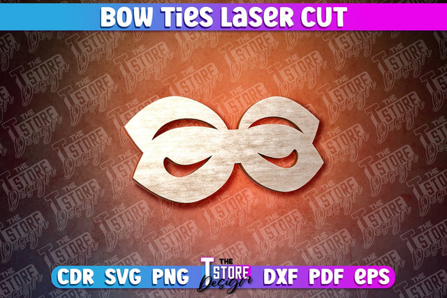 Bow Ties Laser Cut | Laser Cut Design | CNC files SVG The T Store Design 