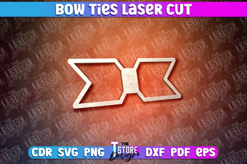 Bow Ties Laser Cut | Laser Cut Design | CNC files SVG The T Store Design 