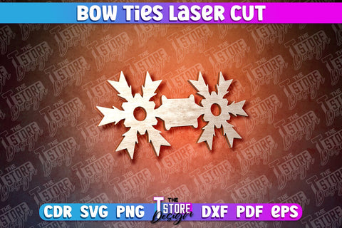 Bow Ties Laser Cut | Laser Cut Design | CNC files SVG The T Store Design 