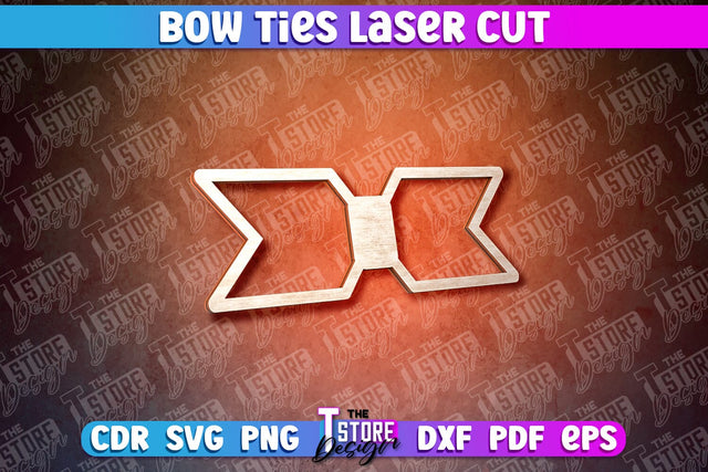 Bow Ties Laser Cut | Laser Cut Design | CNC files SVG The T Store Design 