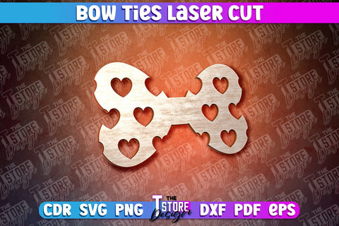 Bow Ties Laser Cut | Laser Cut Design | CNC files SVG The T Store Design 