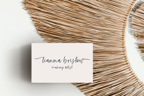 Bowie Girl Script Font Beck McCormick 
