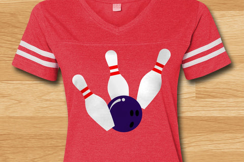 Bowling Ball and Pins SVG SVG Designed by Geeks 