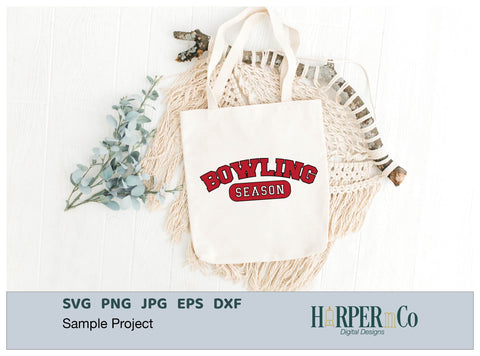 Bowling Season Laser SVG EPS Cut File SVG HarperNCo 