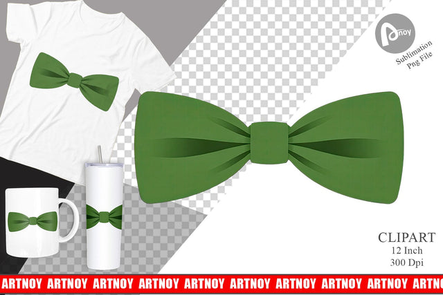 Bowtie Clipart Sublimation artnoy 