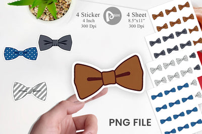 Bowtie Sticker Sublimation artnoy 