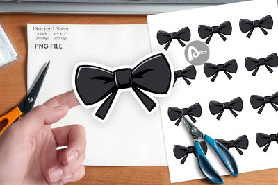 Bowtie Sticker Sublimation artnoy 