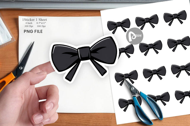 Bowtie Sticker Sublimation artnoy 