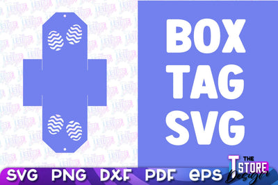 Box Tag SVG | Paper Cut Design | SVG File SVG The T Store Design 