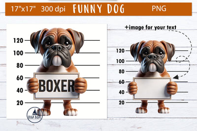 Boxer dog clipart | Funny dog png | Dog images Sublimation Olga Boat Design 
