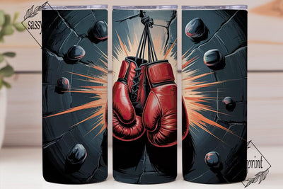 Boxing Gloves 20oz Tumbler Wrap Sublimation sassyprint 