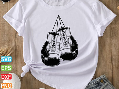 Boxing Gloves SVG, Boxer Silhouette, Boxing Clipart SVG Creativeart88 