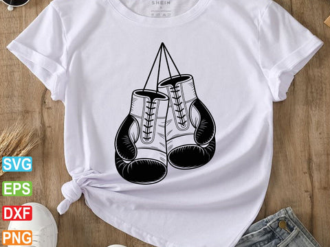 Boxing Gloves SVG, Boxer Silhouette, Boxing Clipart SVG Creativeart88 