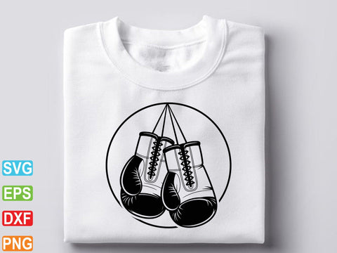 Boxing Gloves SVG, Boxer Silhouette, Boxing Clipart SVG Creativeart88 