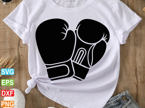 Boxing Gloves SVG, Boxer Silhouette, Boxing Clipart SVG Creativeart88 
