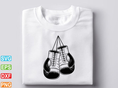Boxing Gloves SVG, Boxer Silhouette, Boxing Clipart SVG Creativeart88 