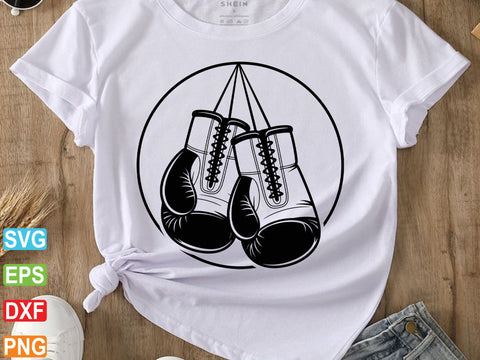Boxing Gloves SVG, Boxer Silhouette, Boxing Clipart SVG Creativeart88 