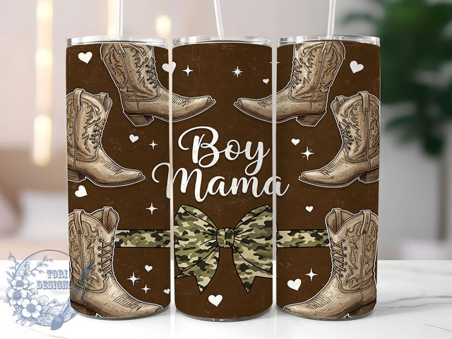 Boy Mama Camo 20oz Tumbler Wrap, Coquette Camo Wrap, Camo Tumbler Sublimation, Bottomland Camo Wrap, 20oz Tumbler Design, Bow Tumbler Wrap, Country Mom Tumbler Sublimation ToriDesigns 
