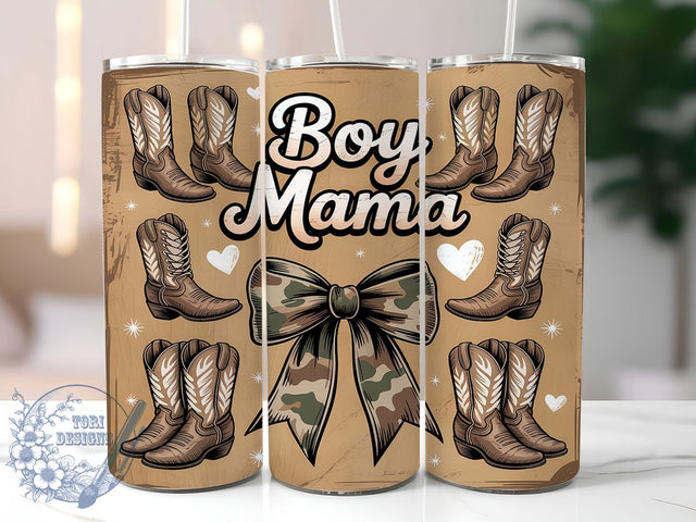 Boy Mama Camo 20oz Tumbler Wrap, Coquette Camo Wrap, Camo Tumbler Sublimation, Bottomland Camo Wrap, 20oz Tumbler Design, Bow Tumbler Wrap, Country Mom Tumbler Sublimation ToriDesigns 