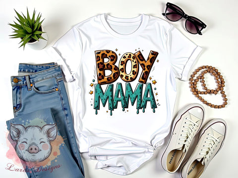 Boy Mama, Cowhide PNG, Mama Sublimation, Western Mama, Rustic Decor, Digital Download, Cow Print Art, Cute Mama Design Sublimation Lara' s Designs 