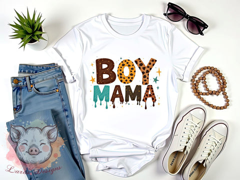 Boy Mama, Cowhide PNG, Mama Sublimation, Western Mama, Rustic Decor, Digital Download, Cow Print Art, Cute Mama Design Sublimation Lara' s Designs 