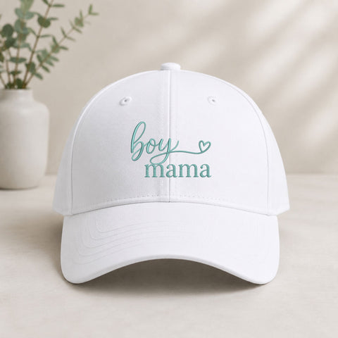 Boy Mama Machine Embroidery Design – Heart Script Mom Embroidery File Embroidery/Applique DESIGNS PatternFeed8 