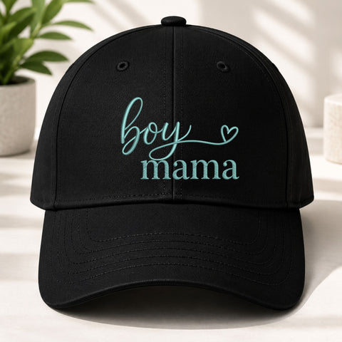 Boy Mama Machine Embroidery Design – Heart Script Mom Embroidery File Embroidery/Applique DESIGNS PatternFeed8 