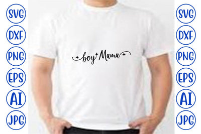 Boy Mama SVG SVG Syaman 