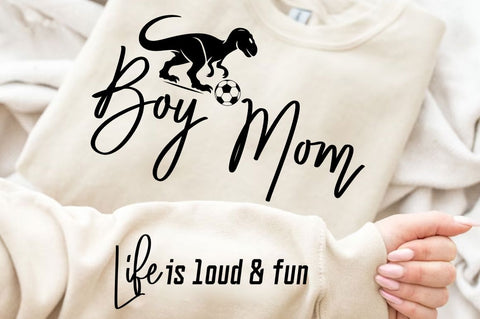 Boy Mom Sleeve SVG Design SVG Regulrcrative 