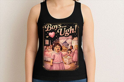 Boys Ugh Funny Valentine PNG | Sarcastic Girl Sublimation Design SVG BillahCrafts 