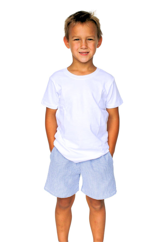 Boy's White Short Sleeve Shirt Physical ARB Blanks White 12M 