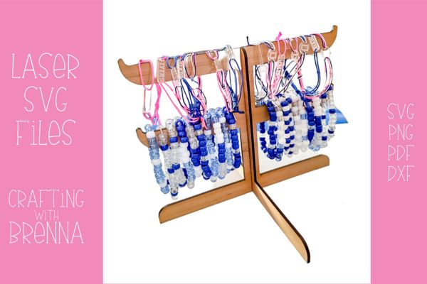 Bracelet Organizer Display Laser SVG File SVG Crafting With Brenna 