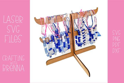 Bracelet Organizer Display Laser SVG File SVG Crafting With Brenna 