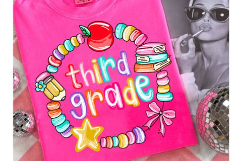 Bracelets Back to School PNG Bundle Sublimation BOO-design 