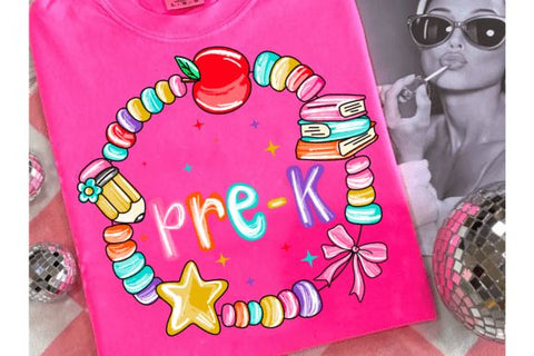 Bracelets Back to School PNG Bundle Sublimation BOO-design 