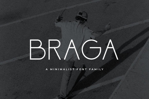 Braga Modern Sans Serif Font Font Heinzel Studio 