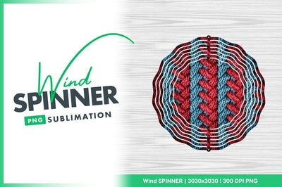 Braided Knit Texture in Red and Teal Blue Yarn Close Up Pattern Sublimation Regulrcrative 