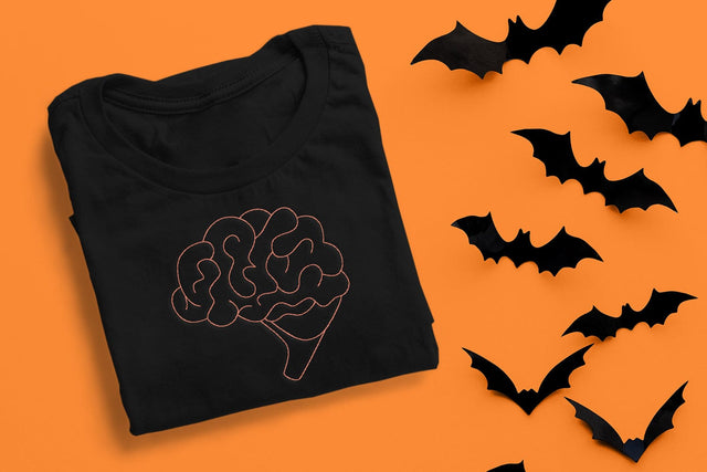Brain Linework Embroidery Embroidery/Applique DESIGNS Designed by Geeks 