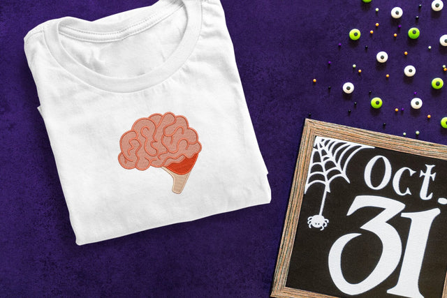 Brain Mini Embroidery Embroidery/Applique DESIGNS Designed by Geeks 