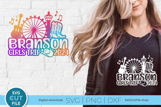 Branson Girls Trip svg, 2024 Branson MO svg-Girls vacation with Friends SVG SVG Cut File 
