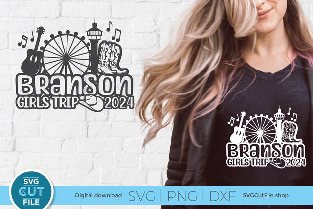 Branson Girls Trip svg, 2024 Branson MO svg-Girls vacation with Friends SVG SVG Cut File 