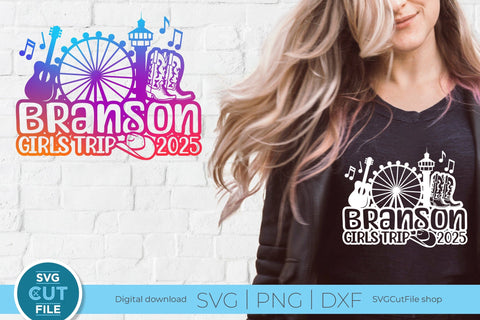 Branson Girls Trip svg, 2025 Branson MO svg-Girls vacation with Friends SVG SVG Cut File 